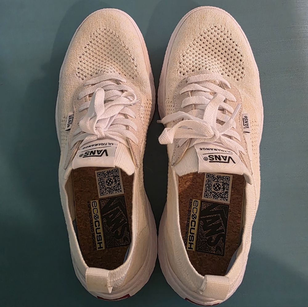 Vans Ultrarange VR3 White Tennis Shoe Womens 9.5 - Picture 4 of 15